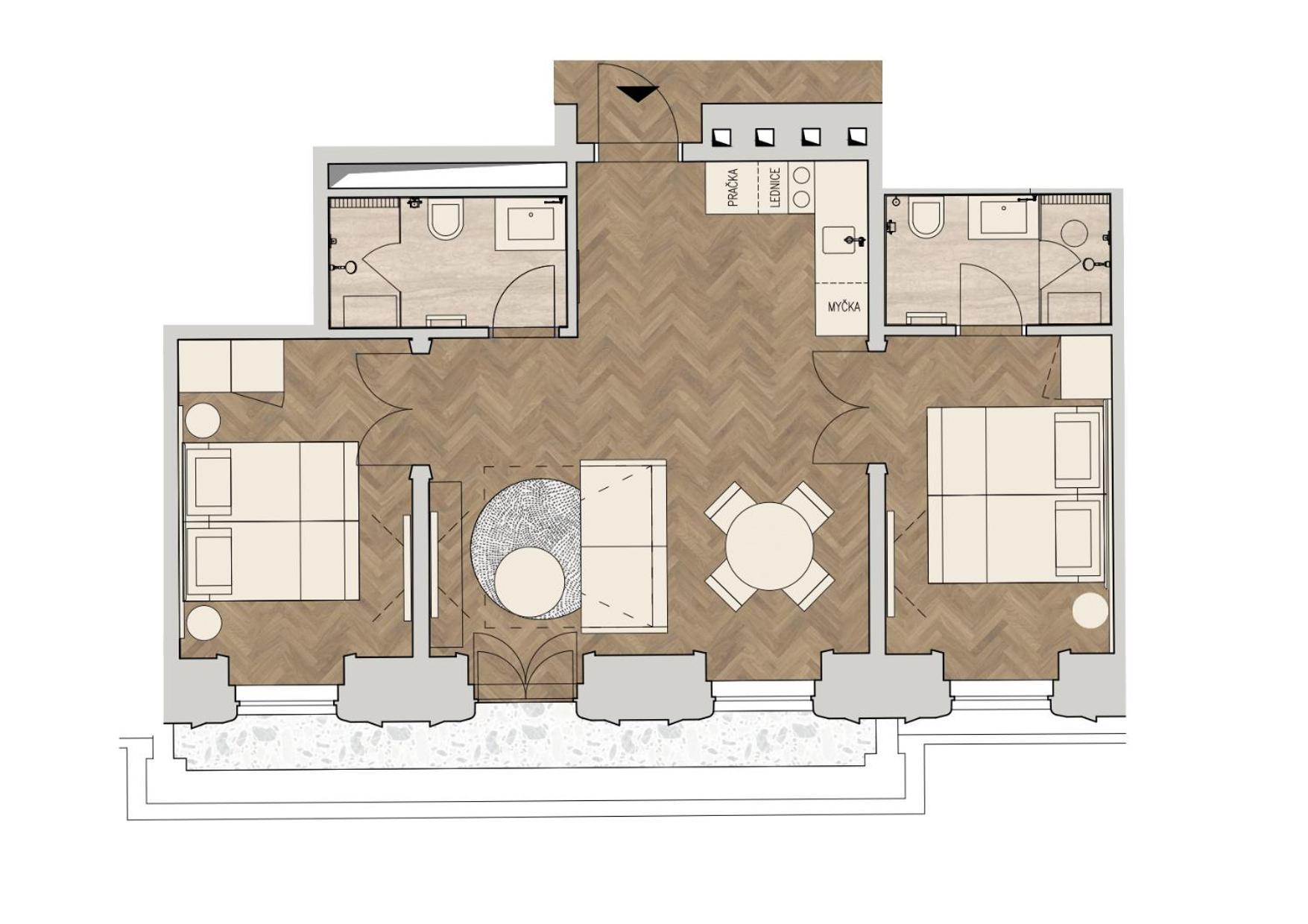 R16 Residences Prague Praga Exterior foto
